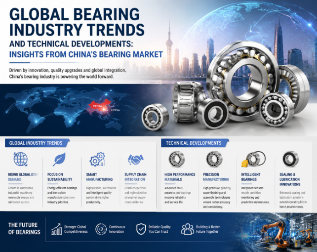 Tendances mondiales de l’industrie des roulements et développements techniques : Analyses du marché chinois des roulements